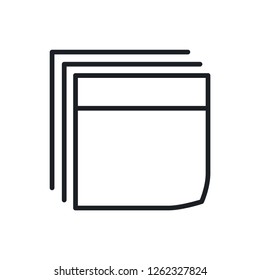 blank box vector icon