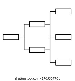 Diagrama de contorno de Plantilla de soporte en blanco