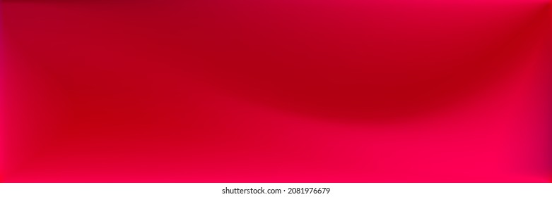 Blank Bright Modern Design Backdrop. Color Dark Wavy Gradient Mesh. Neon Blood Vibrant Trendy Background. Vivid Color Bright Wavy Gradient Mesh. Red Rose Dark Smooth Surface Illustration.