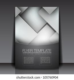 Leere, helle Quadrate - Vectordesign der Vorlage für Flugblätter