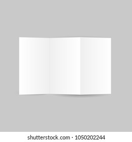 Blank brochure template 