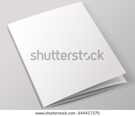 Blank brochure template : Vector Illustration