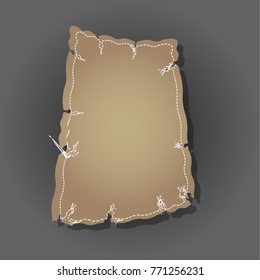 blank brown old paper 