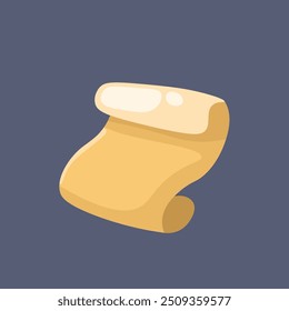 blank brown paper in flat vector design.
