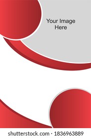Blank business annual reports covers flyers brochures design template vector