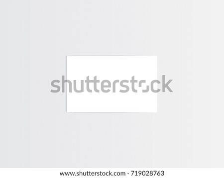 blank business card