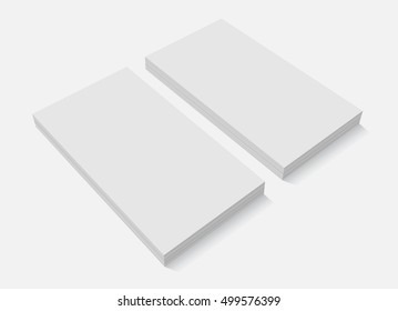 Blank business cards mock-up for promotion of CI