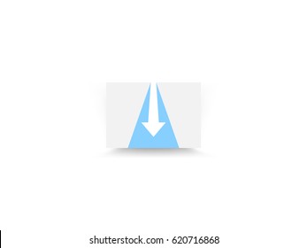 Blank business card,vector illustration.