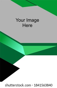 Blank business cover flyer brochure design template vector editable