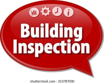 Blank business strategy concept infographic diagram illustration Building Inspection