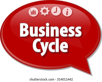 Blank business strategy concept infographic diagram illustration Business Cycle