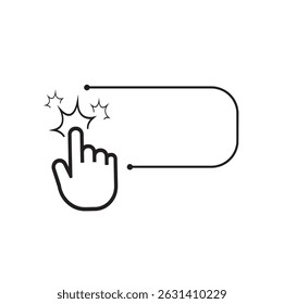 blank button on white background