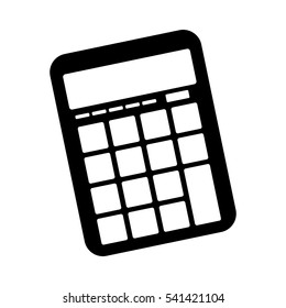 blank calculator icon image vector illustration design 