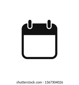 Blank calendar icon