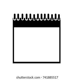 blank Calendar Isolated Flat Web Mobile Icon.Vector.Sign.Symbol.Button.Element.Silhouette.Illustration isolated for graphic and web design.