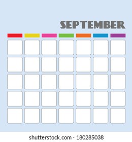 Blank calendar for your use 