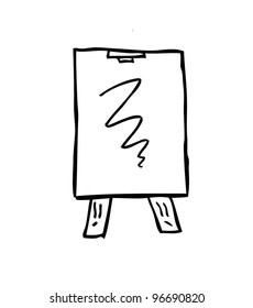 blank canvas template layout - vector illustration