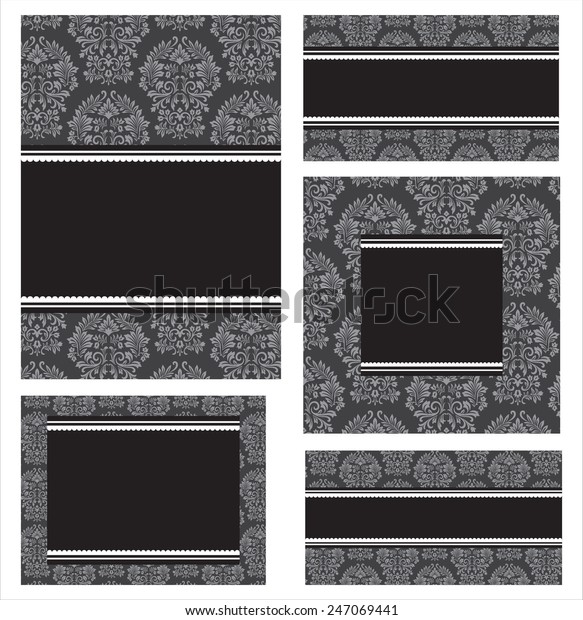 Blank Card Designs Blank Card Designs Stock Vector (Royalty Free