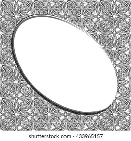 Blank card template geometric seamless pattern vector
