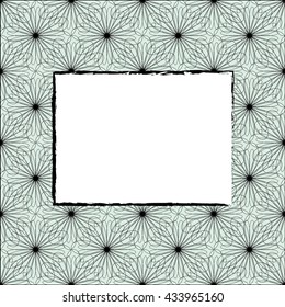 Blank card template geometric seamless pattern background