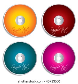 Blank cd & dvd labels