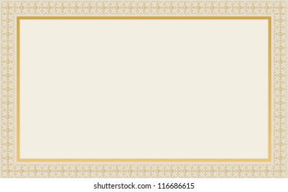 Blank Certificate. Jpeg Version Also Available In Gallery.