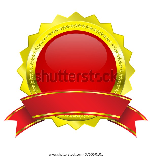 Blank Certificate Ribbon Vector Illustration Stock Vector (Royalty Free ...