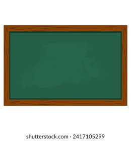 blank chalk board vector illustration