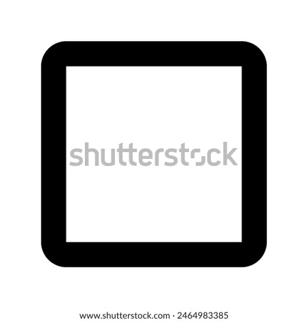 Blank check box icon vector design in eps 10