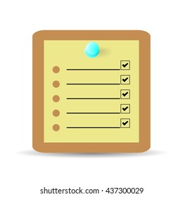blank checklist form todo list reminder stock vector royalty free