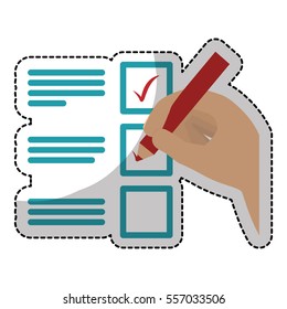 blank checklist icon image vector illustration design 