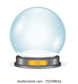 blank christmas globe 