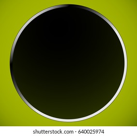 Blank circle button, badge background in several color