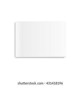 Blank closed magazine