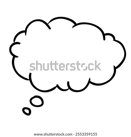 blank cloud background for dialogue