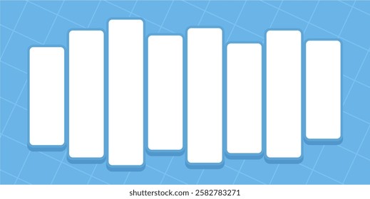 Blank collage frame template for photos and images