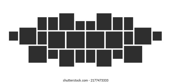 blank college frame photo part or picture Vector mockup. frame. picture college. picture frames.