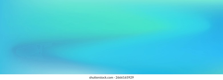 Blank Color Wavy Gradient Mesh. Turquoise Office Background. Vivid Bright Wavy Gradient Mesh. Ocean Water Colorful Smooth Surface Illustration. Dark Rainbow Horizontal Lines Backdrop.