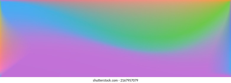 Blank Colorful Smooth Surface Backdrop. Multicolor Bright Rainbow Blurred Texture Illustration. Ocean  Water Blurred Background. Vibrant Color Wavy Gradient Mesh. Vivid Natural Wavy Gradient Mesh.