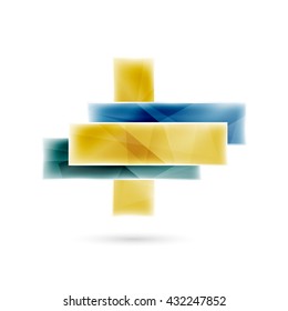 Blank colorful stripes. Business geometric style infographics background. Vector illustration