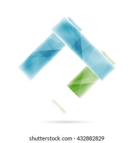 Blank colorful stripes. Business geometric style infographics background. Vector illustration