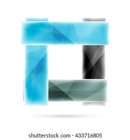 Blank colorful stripes. Business geometric style infographics background. Vector illustration