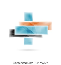 Blank colorful stripes. Business geometric style infographics background. Vector illustration