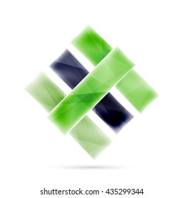 Blank colorful stripes. Business geometric style infographics background. Vector illustration