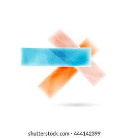 Blank colorful stripes. Business geometric style infographics background. Vector illustration