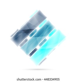 Blank colorful stripes. Business geometric style infographics background. Vector illustration
