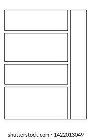 Blank Comic Book and Sketchbook for Kids and Adults to Draw Comics and Journal