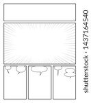 Blank Comic Book vector design