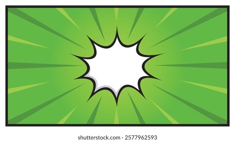 Blank comic cartoon background. empty dialog background. Comic background cartoon style