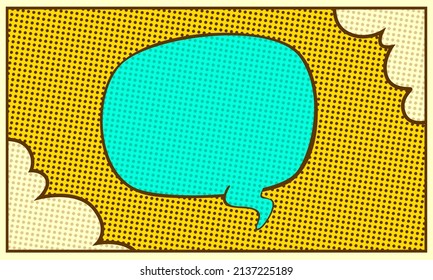 Blank comic cartoon background template